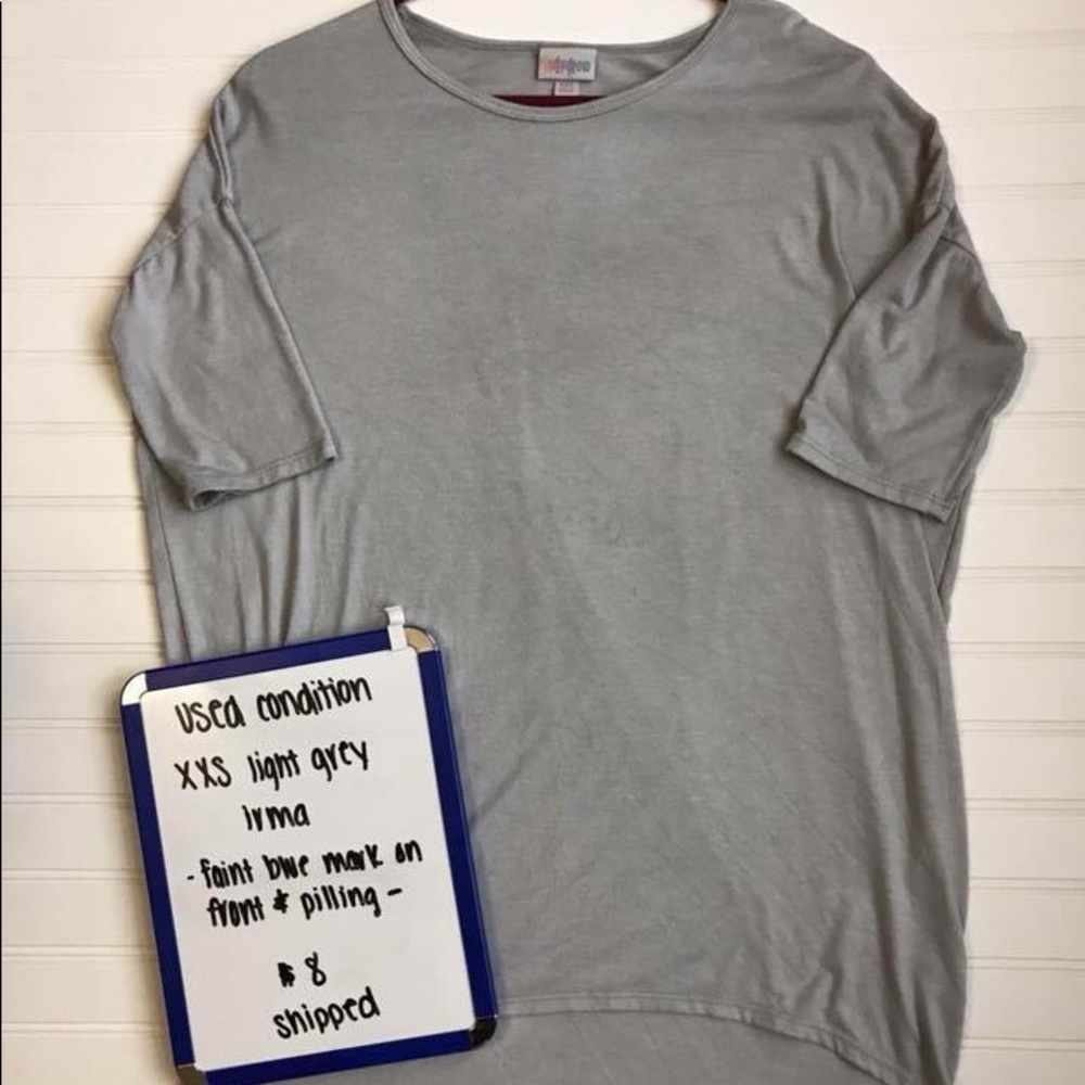 Gray LuLaRoe Irma Top